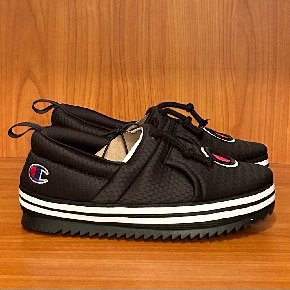 Champion Black University Mesh Sneakers Youth Size 4 NWT - Picture 6 of 8